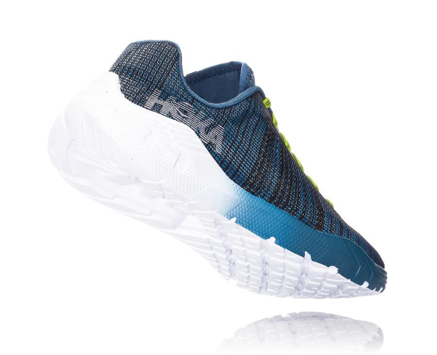 Hoka One One ランニングシューズ メンズ ネイビー/白 - EVO Rehi - LS7951284